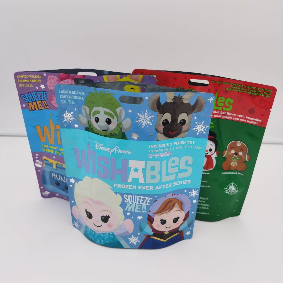 厂家定制塑胶玩具包装袋玩具铝膜袋东莞毛绒玩具包装袋自立拉链袋