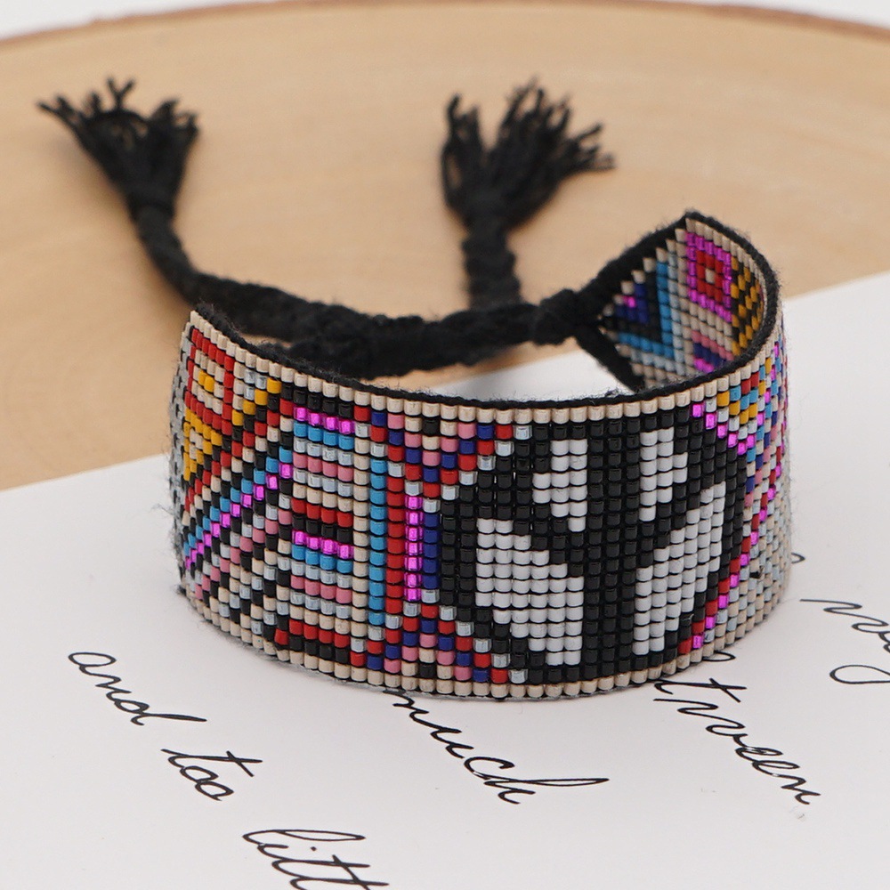 New Jewelry Miyuki Rice Beads Hand-woven Wide-body Bracelet display picture 4