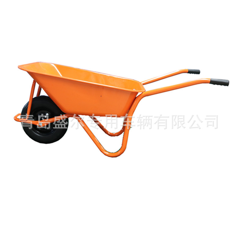 厂家定制WB6404HPU轮手推车WB5009充气独轮手推车独轮小斗车