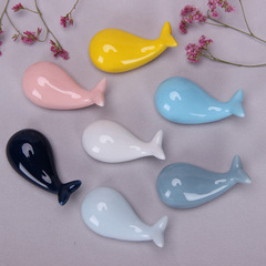 Creative Sweet Little Whale and Dolphin Chopstick Stand, 12758 Daily Use Ceramic Chopstick Holder, Small Decorative Piece