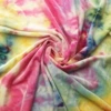 [Knit Warp Tie Dyed Korea Velvet Velour Fabric]