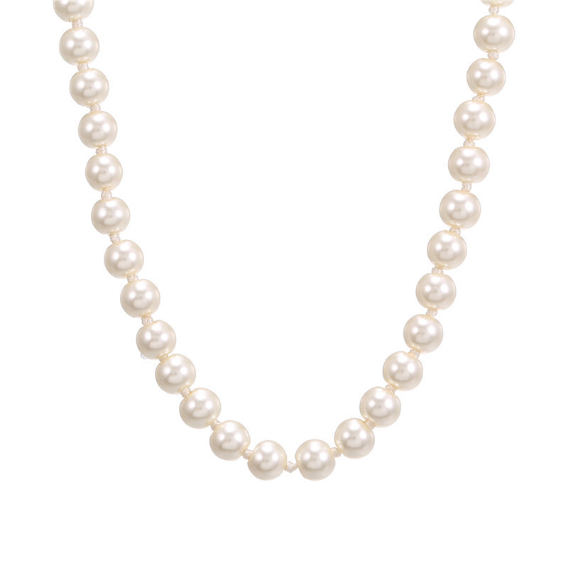 fashion pearl simple necklace
