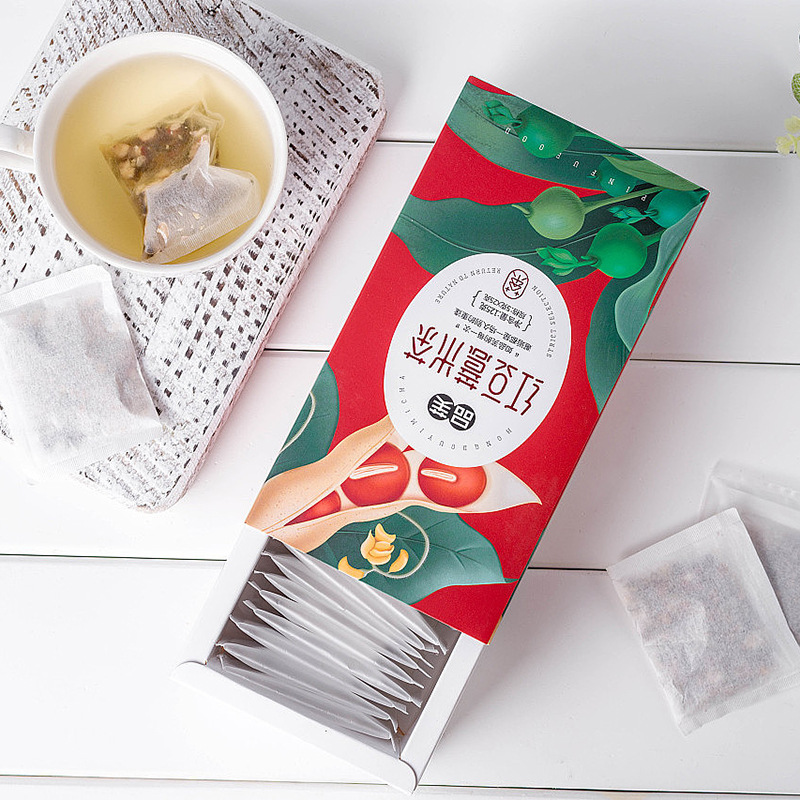 通用茶叶包装盒 白卡纸抽屉盒食品包装彩盒抽拉式花茶礼盒印刷