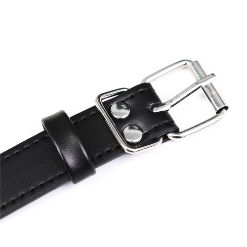 Couple supplies leather eye mask, multi-nail adjustable wearable adult supplies blindfold, cross-border supply female appliances