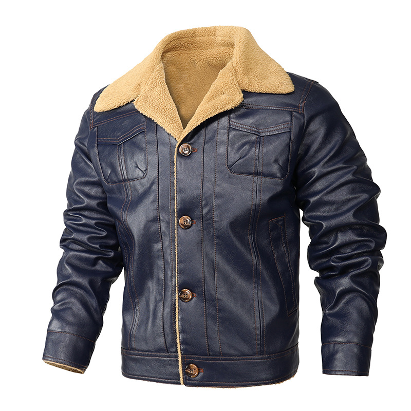 Veste en cuir homme - Ref 3443857 Image 7