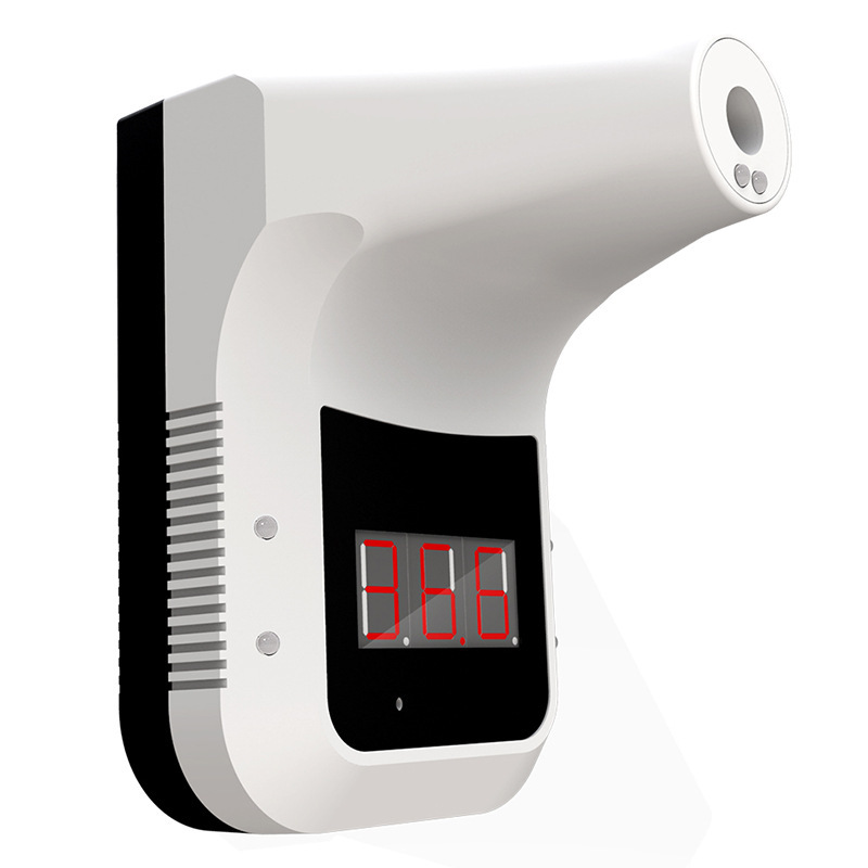 K3非接触壁挂式红外自动测温仪可充电式精准测量厂家直销