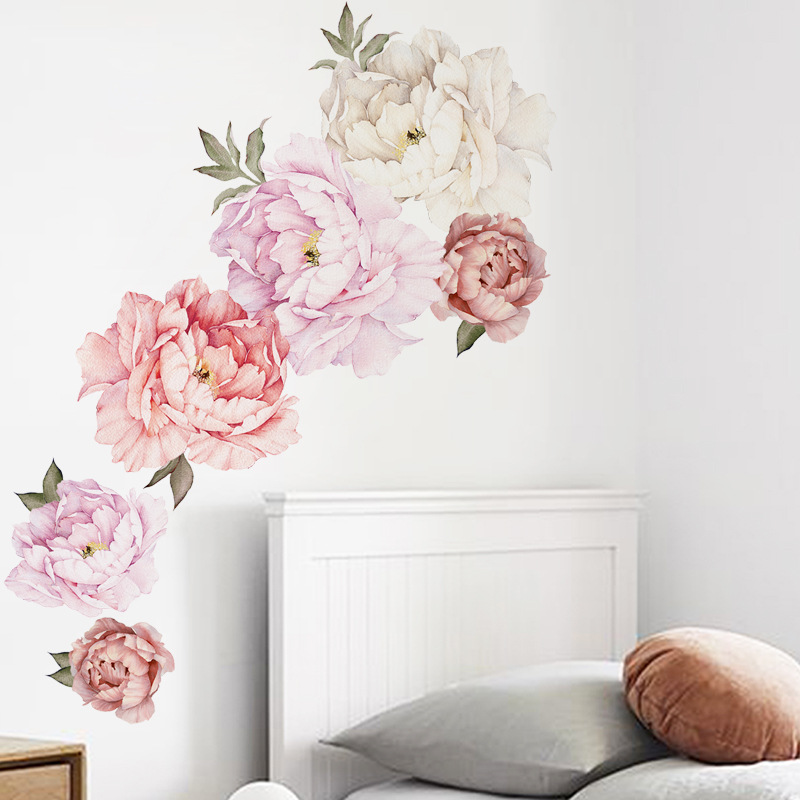 Glam Flower Pvc Wall Sticker display picture 1