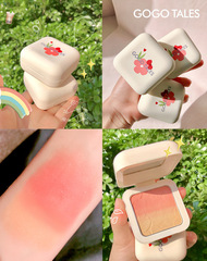 gogotales戈戈舞軟萌三拼漸變腮紅裸妝自然修容曬紅提升氣色