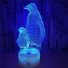 Night light, atmospheric table lamp, 3D, remote control, Birthday gift