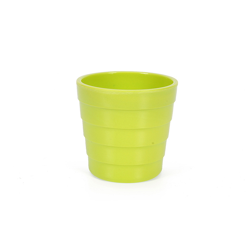 Four Seasons Flower POTS: Nordic minimalist and creative small succulent table, mini melamine personalized balcony green ivy plastic flower POTS detail image 2