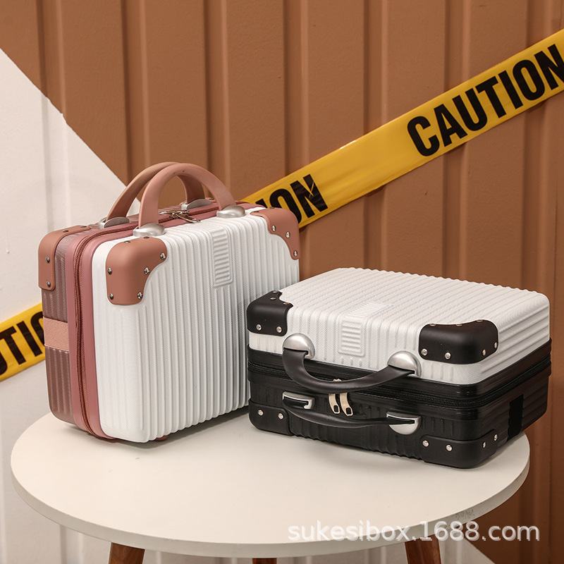 14 Cosmetic Mini luggage Luggage and luggage Suitcase lady Storage bag Handbag Travelling bag Manufactor customized