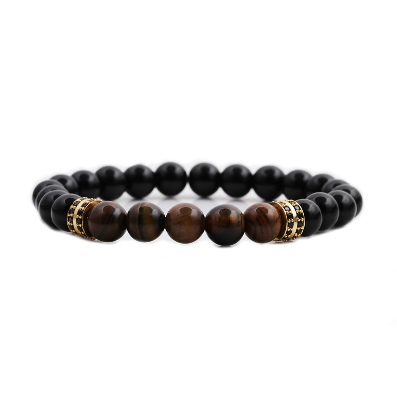 Nouveau Bracelet Créatif En Pierre D'oeil De Tigre En Pierre Brillante display picture 4