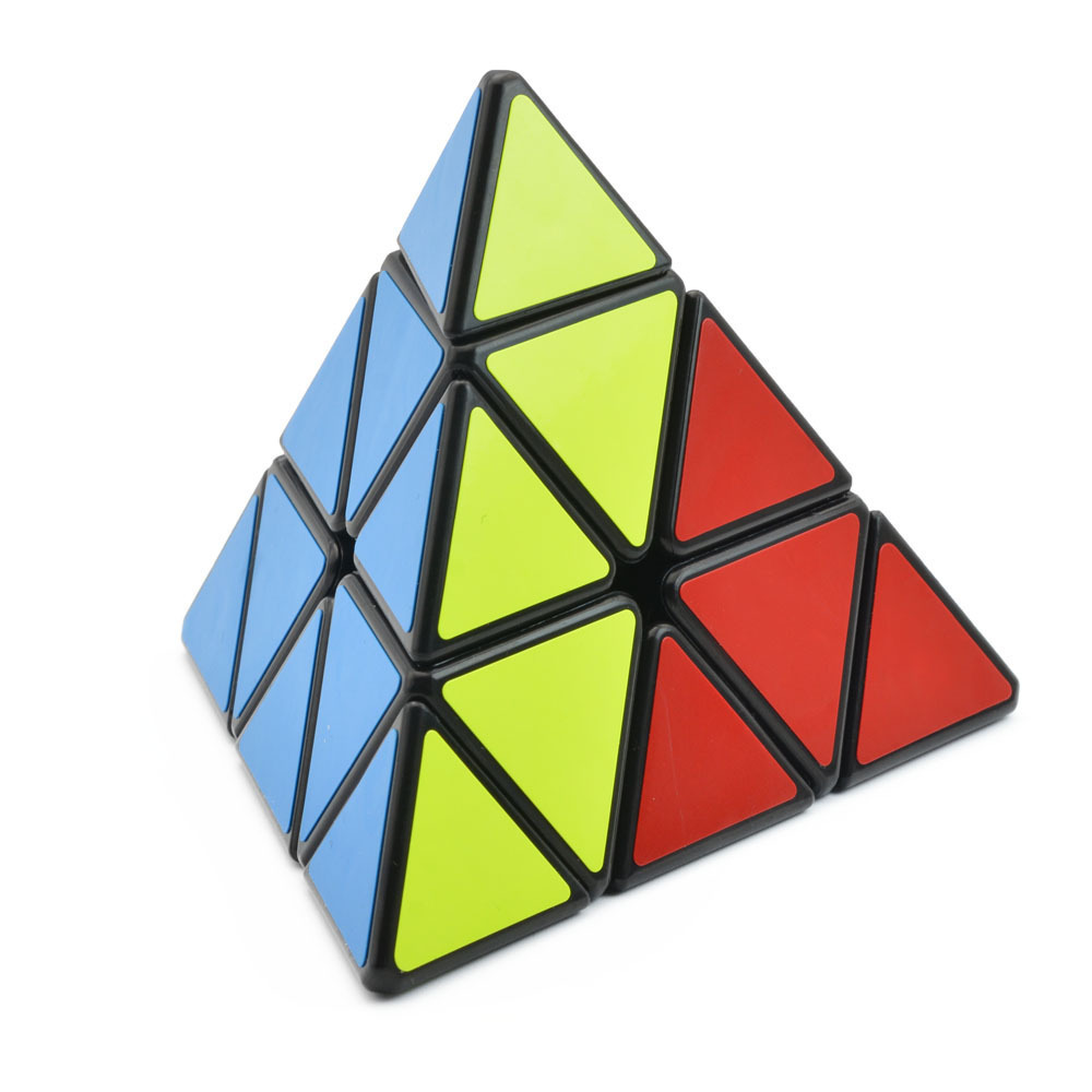 Children's Educational Smooth Irregular Triangle Pyramid 3x3 Stress Relief Cube Kindergarten Training Teaching Aids_voghion.com