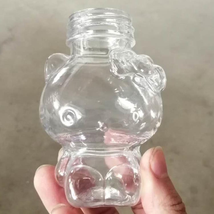 Fábrica al por mayor transparente de plástico para mascotas creativo DIY deseando botella de caramelo hecha a mano Arco Iris nebulosa estrella suerte botella vacía