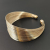 Fashionable golden bracelet, metal chain, accessory, European style, ebay