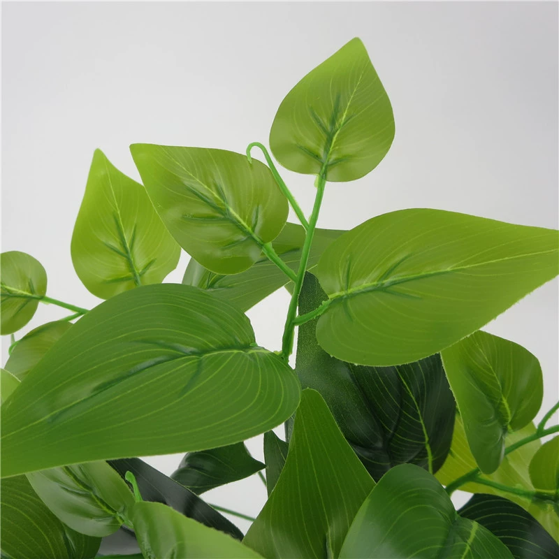 Поставка точек Simulation Green Simulation Plants 7 Founds Chicken Heart Green Plant Plants Plant Simulation Fake Fake Flower Decoration