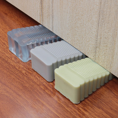 Windproof rubber door blocking door household anti-collision safety door plug silicone door stopper safety door jammer jam door bumper
