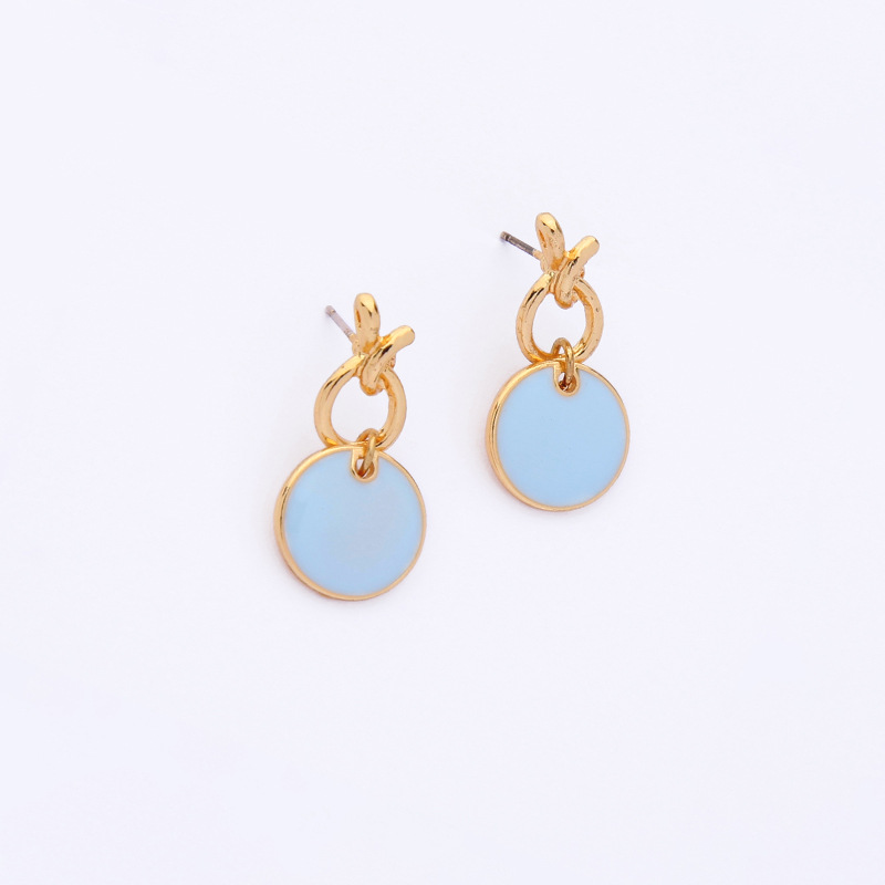 Korean Creative Knotted Geometric Earrings display picture 4