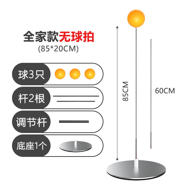 금속 베이스 + 라켓 없음