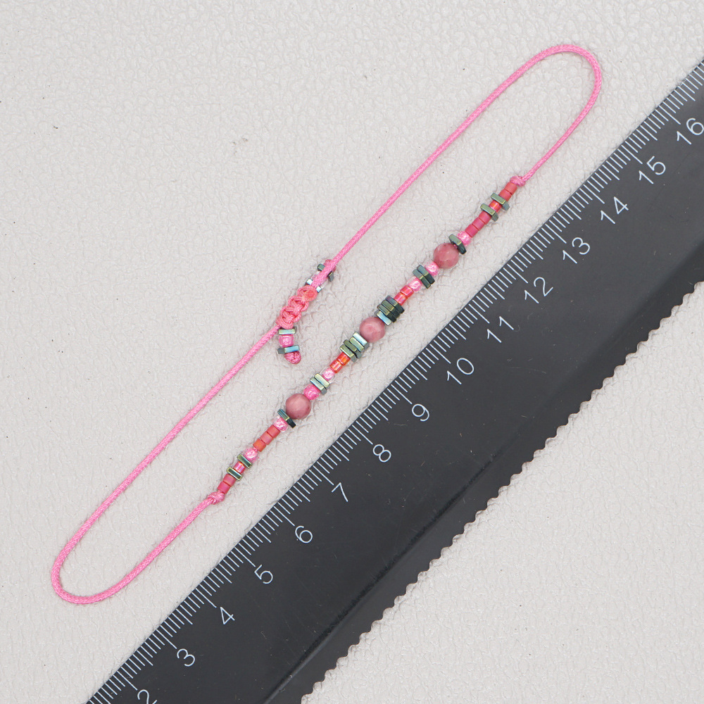 Retro Cross Tassel Mixed Materials Beaded Women's Bracelets 1 Piece display picture 2