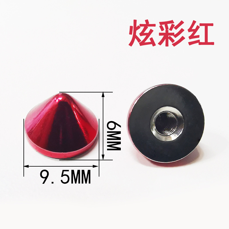 LsT9506-colorful rojo * clavo afilado (cobre) + tornillo (Hierro)