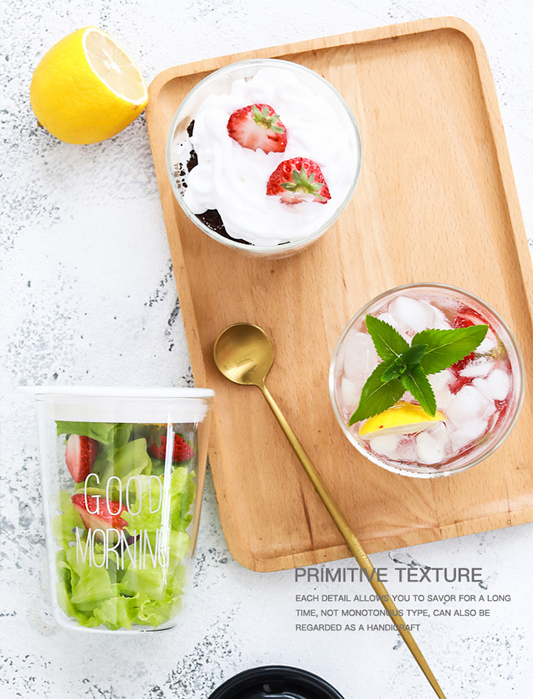 早晨杯Goodmorning早餐杯创意玻璃杯