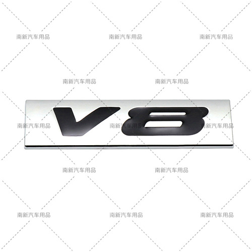 Convert the vehicle displacement label 4X4 V6 V8 AWD to a 4x4 sticker modification