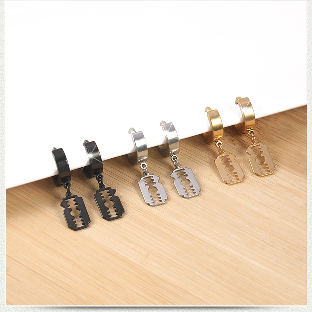 Street Occasion 1 Piece Casual Geometric Metal Men's Earrings