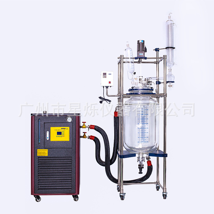 double-deck Glass Reactor Glass reactor