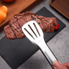 304 Stainless Steel Food Tongs Baking Tool Bread Tongs Household Steak Tongs Kitchen Utensils Food Grilling Tongs