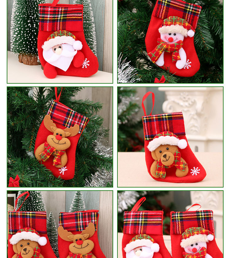 Christmas Decorations Santa Claus Small Socks display picture 1