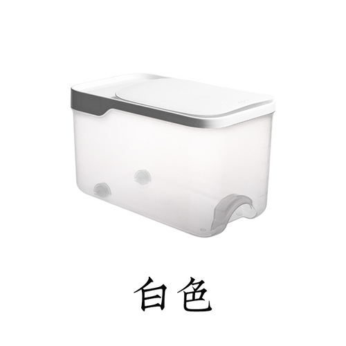 Sealed Rice Storage Bin, Thickened Grain Bucket, Multi-Grain Container, Home Use Rice Storage Jar with Pest and Moisture Proof, Comes with Measuring Cup