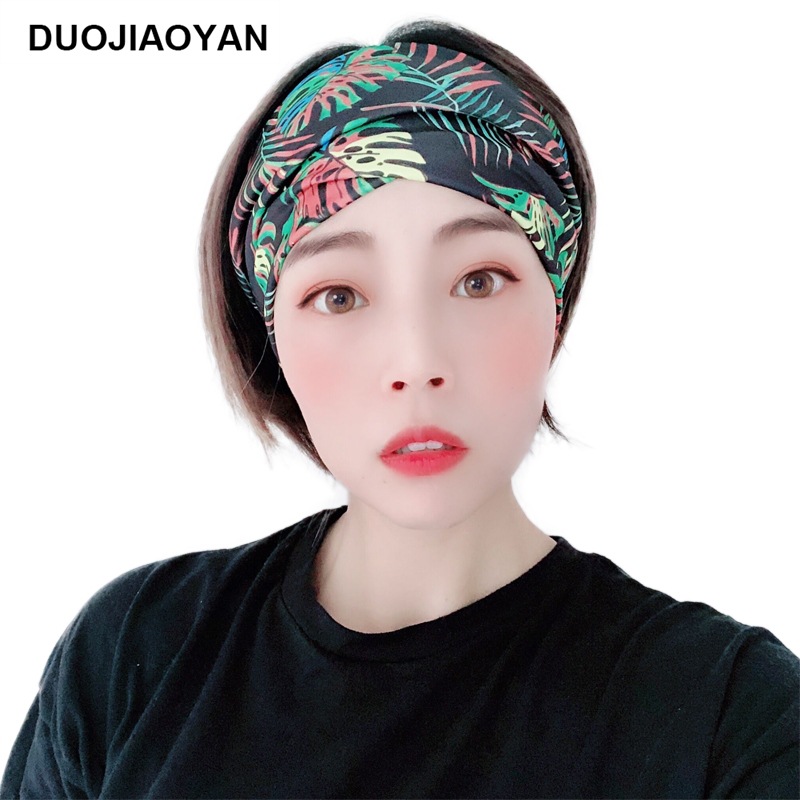 Creative Knit Printing Wide Headband Wholesale Nihaojewelry display picture 8