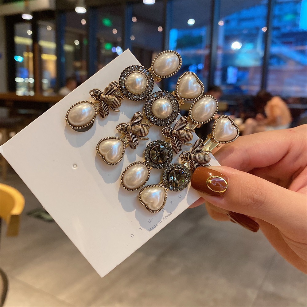 Haarnadel Im Koreanischen Stil Mit Weißen Perlen display picture 18