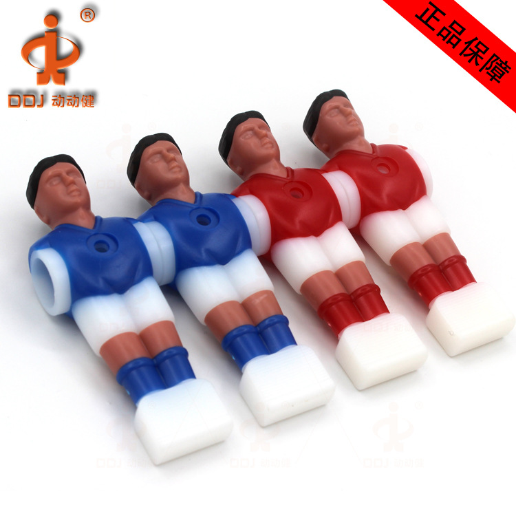 5529人形公仔包胶 红色-蓝衣4