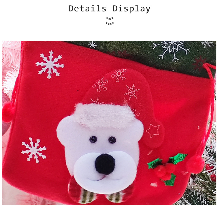 圣诞绒布手提袋阿里描述_10