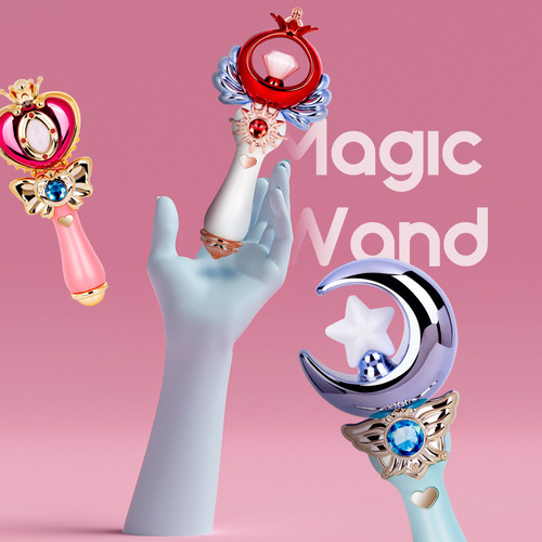 Children's magic fairy wand, glittering magic wand with music, gift educational early education girl toy