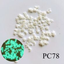 美甲夜光星月软陶片1.5MM厚软陶星月饰品100g