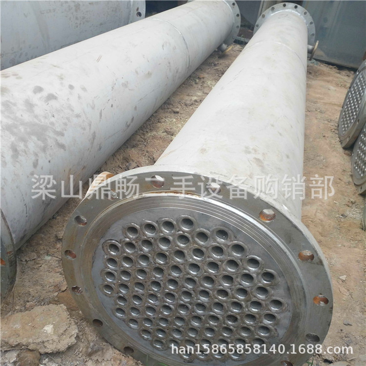 厂家供应二手 搪瓷片式换热器  二手不锈钢列管冷凝器