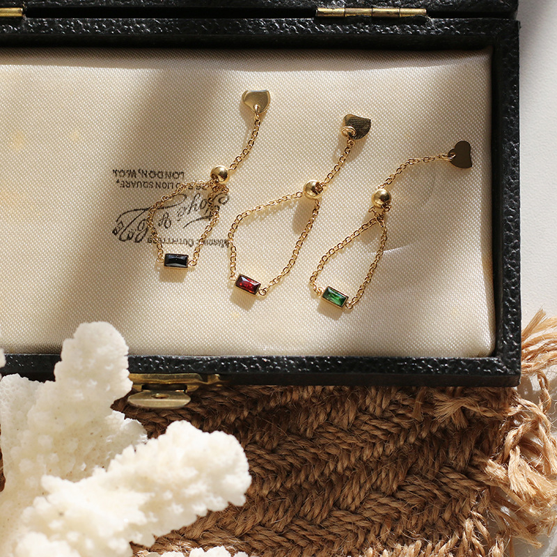 12g Weight PVD Coated Gold Plating Process Real Gold Plated Plating Material 18K Gold Plating Color 304 Stainless Steel Material Fashion Style Waterproof Non Tarnish Craft Red, Green, Black Color PVD Coated Real Gold Plated 18K Gold 304 Stainless Steel Fashion Waterproof Non Tarnish 1