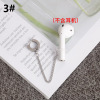 Long wireless chain stainless steel, protective headphones, earrings, bluetooth, Korean style