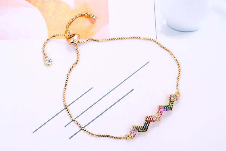 fashion personality seven-color rainbow bracelet