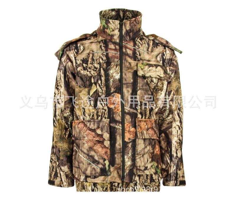 Professional Custom-made Waterproof Windproof and Cold-proof Camouflage Hunting Clothing Outdoor Camouflage Hunting Clothing Jacket Forest Camouflage Clothing