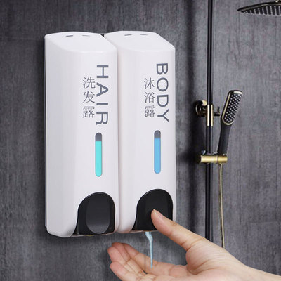 Kerui De Gaestgiveriet Hotel household Double head Soap dispenser Wall mounted Soap Box Hotel supplies Manufactor wholesale