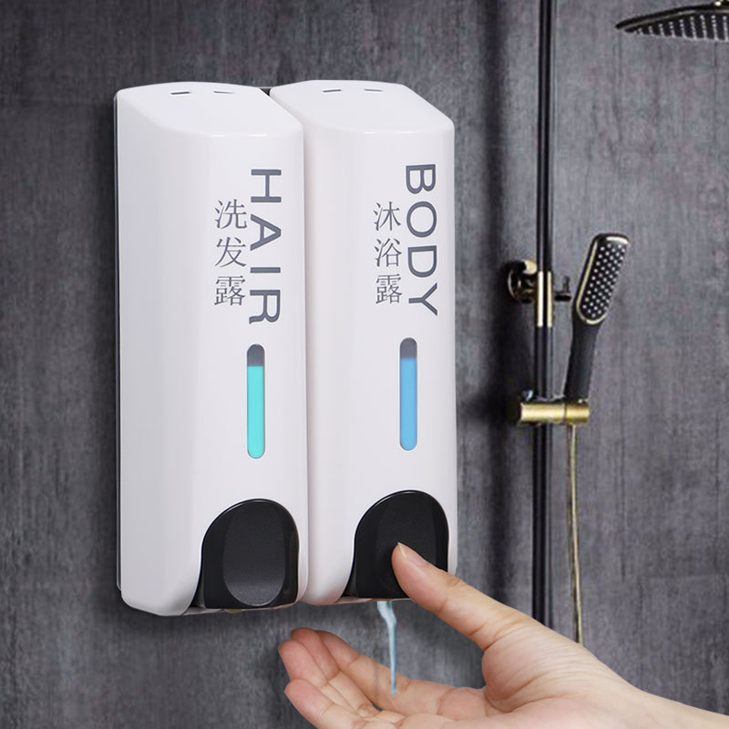 Kerui De Gaestgiveriet Hotel household Double head Soap dispenser Wall mounted Soap Box Hotel supplies Manufactor wholesale