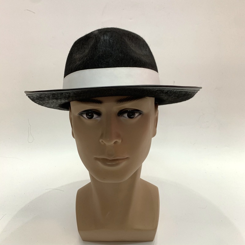 Qianfang Festival wig hat, popular cowboy hat, top hat, horseman rider hat, Festival hat, White broadband hat 2231 detail image 3