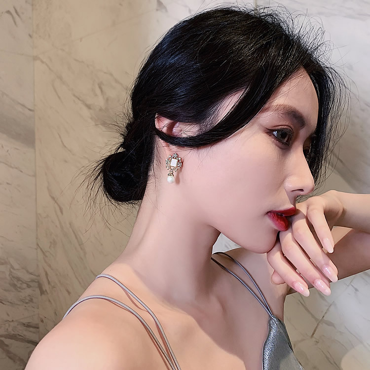 Fashion Pear  Fashion Korean Earrings For Women Retro 925 Silver Needle Women's Earrings Nihaojewelry display picture 7