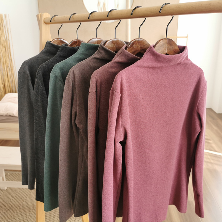 De Rong Thermal Underwear Cation Base coat No trace T-shirts Autumn and winter Versatile Long sleeve Self cultivation Korean Edition Sweater