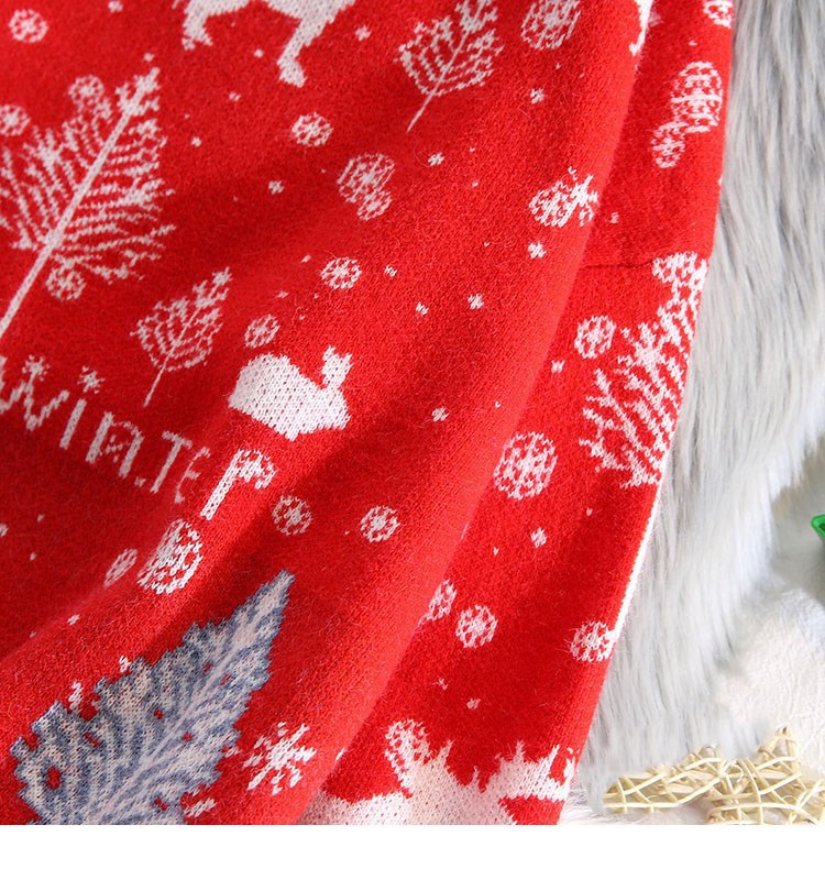 Women's Retro High Collar Pullover Sweater Loose Autumn Winter_voghion.com