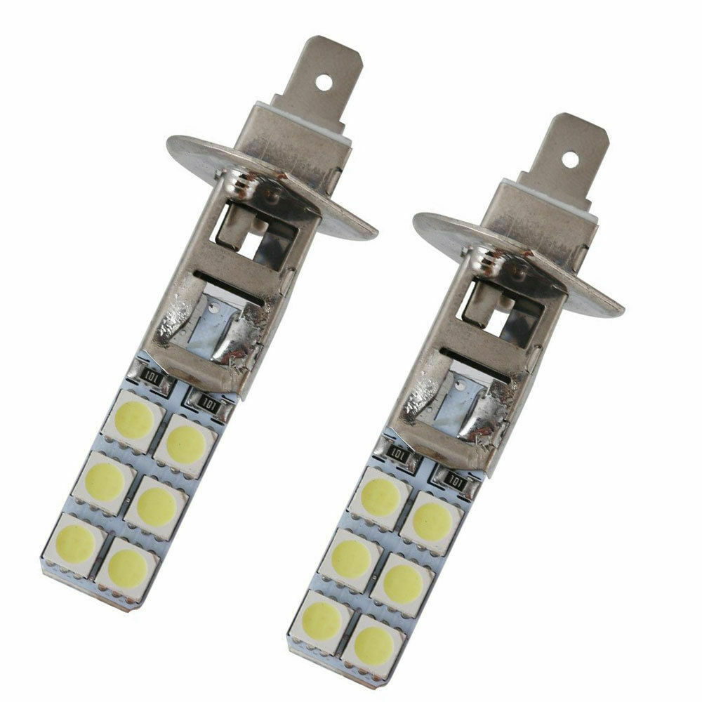Auto LED H1 lámpara de niebla H1-12SMD-5050 chip lámpara de niebla 55W 6000K venta caliente transfronteriza